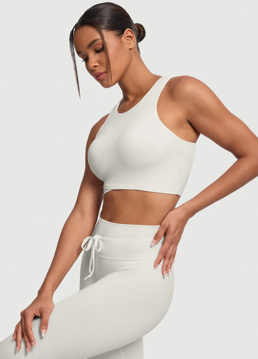 Multi Way Adjustable Fit Two-Tone Crop Top