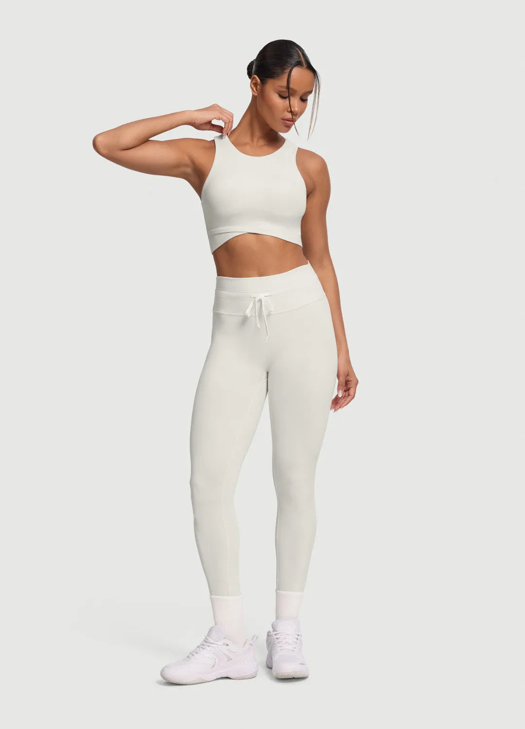 Two-Tone Crop Top Adaptive Fit Technology