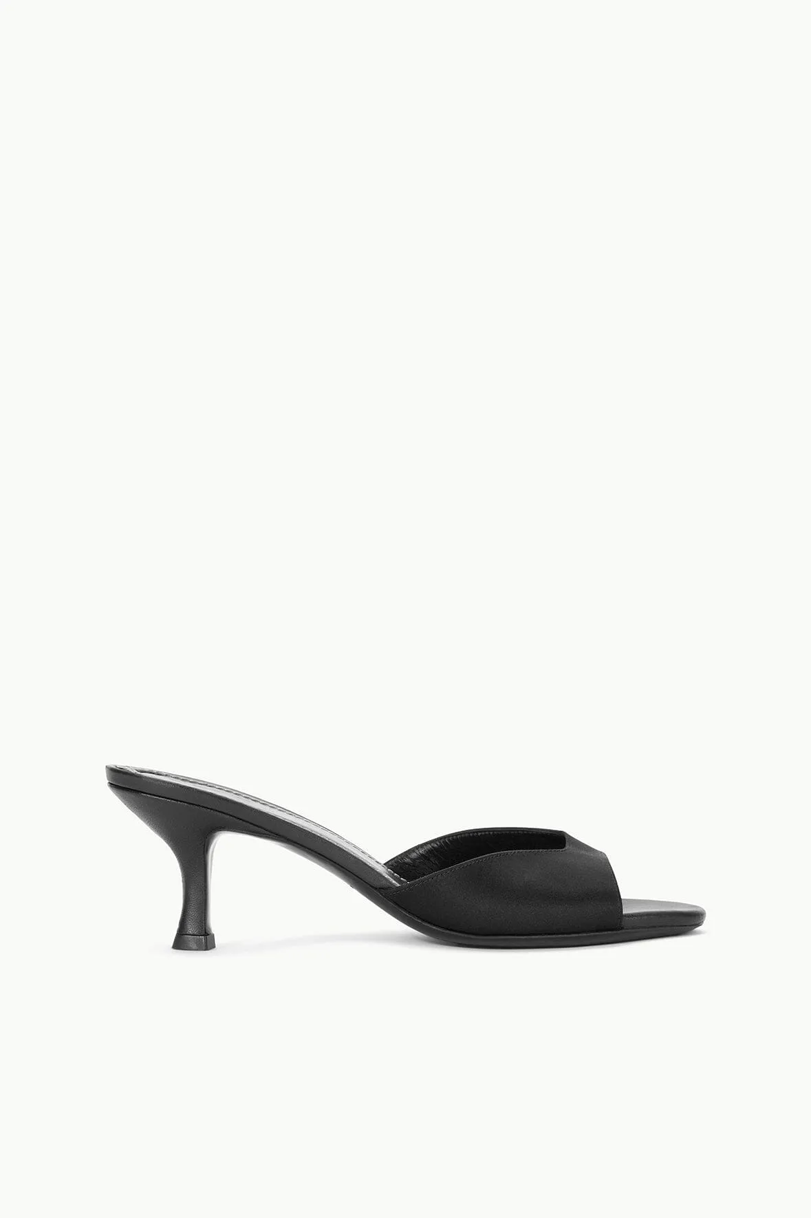 Textured Surface BRIGITTE MULE | BLACK SATIN
