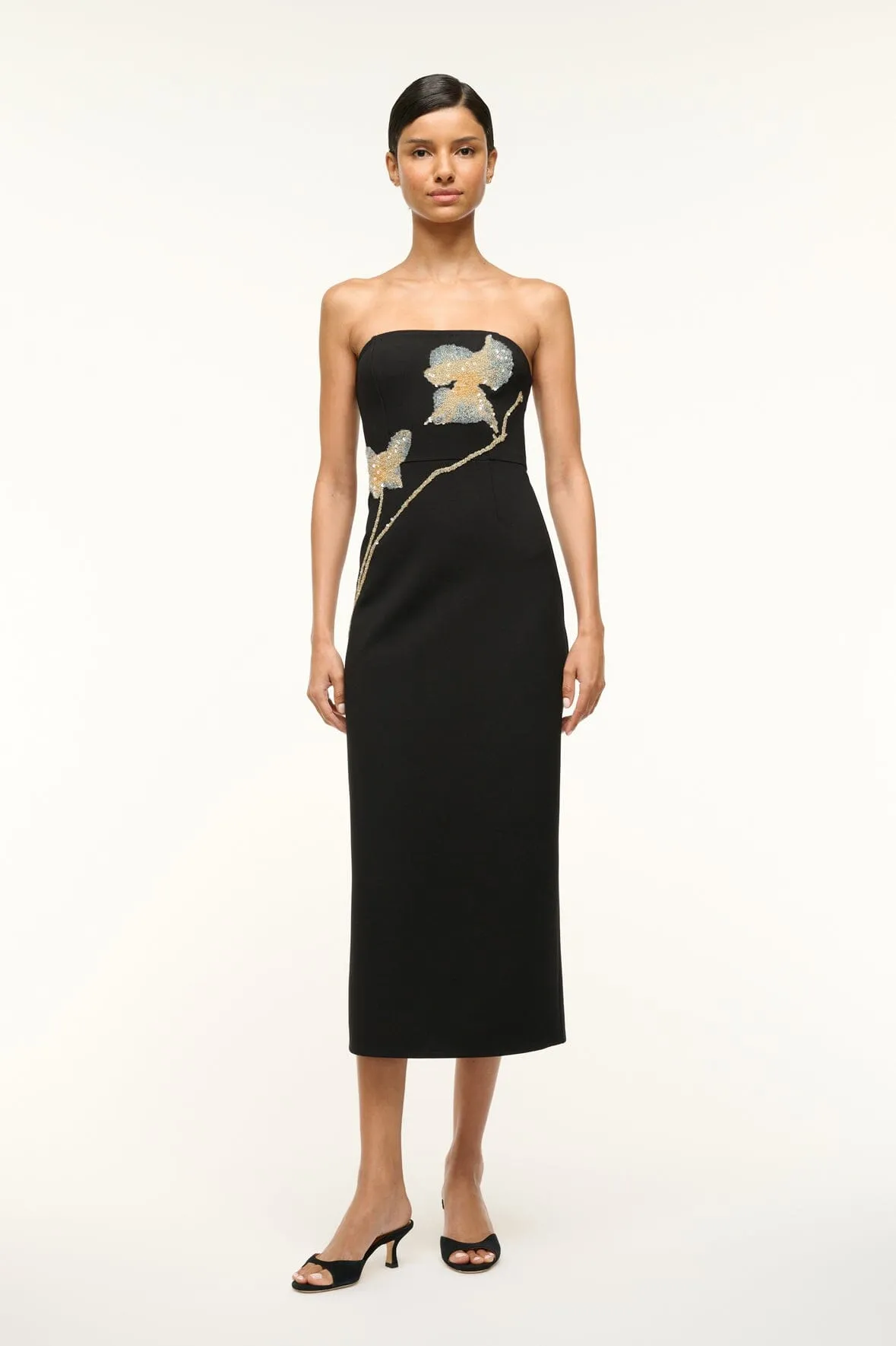 BROOKE DRESS | BOTANICAL SHADOWS Crinkle Effect