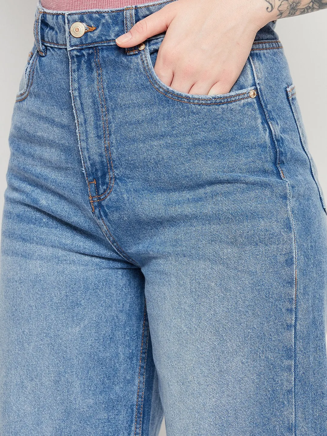 Madame Blue Denim Rainy Day High Quality Relaxed Tailoring