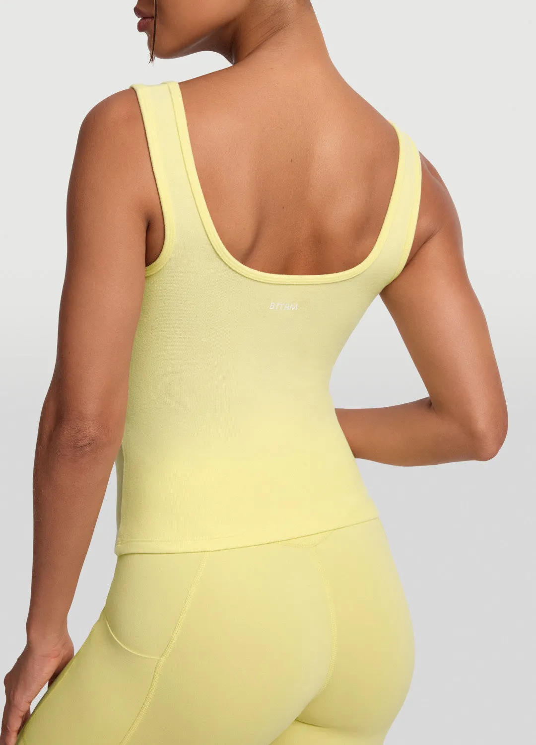 Button Front Tank Top TaglessComfort Versatile Layering Cut