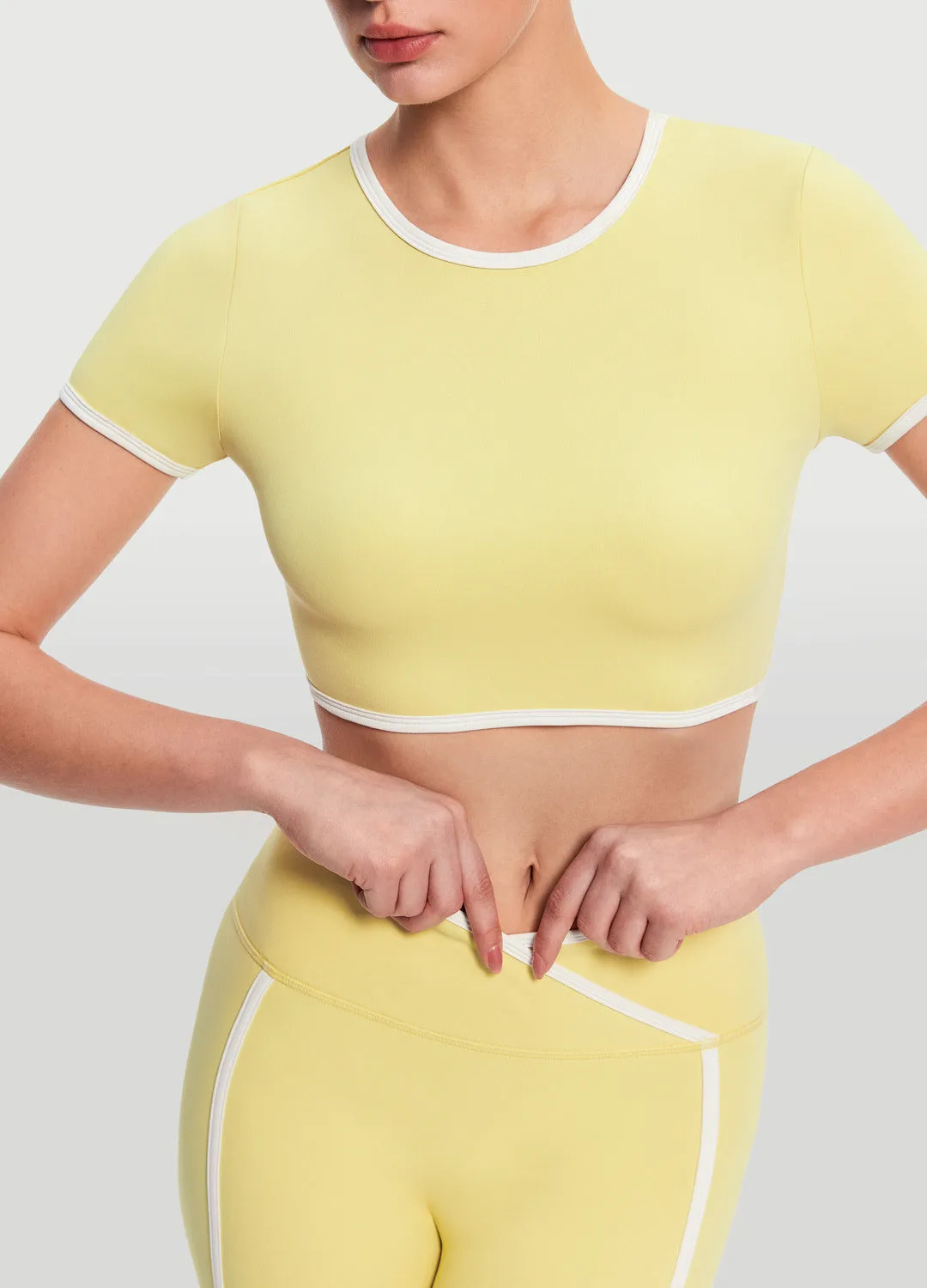 Casual Cropped T-Shirt Soft Fit Wear