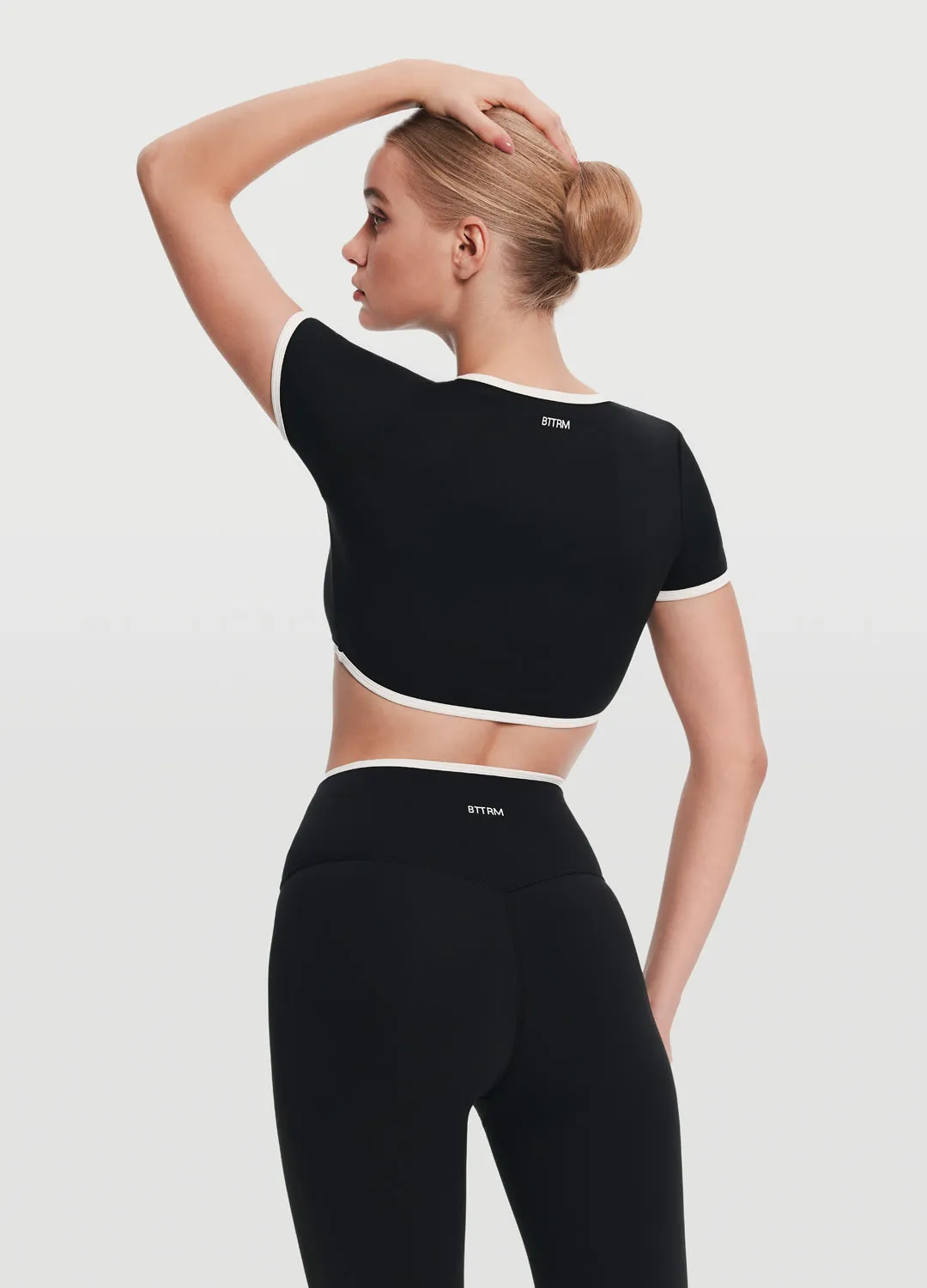 Wrinkle-Free Casual Cropped T-Shirt