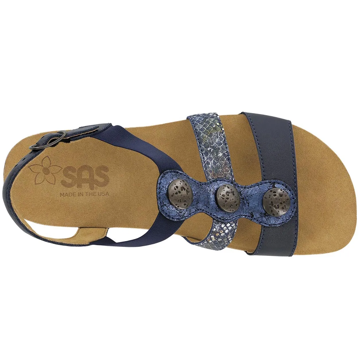 Classic Pair Clover - Navy/Multisnake