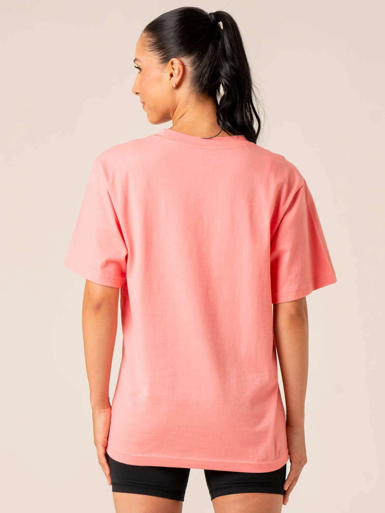 Minimalist Apparel Cool Fit Positive Vibes T-Shirt - Pink