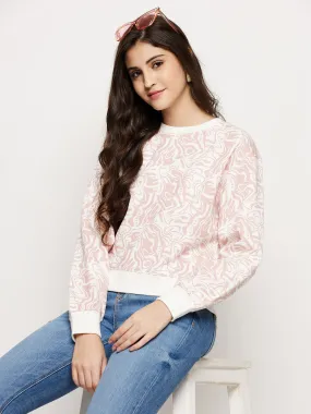 Madame Pink Sweatshirt Smart Design embroidery accents