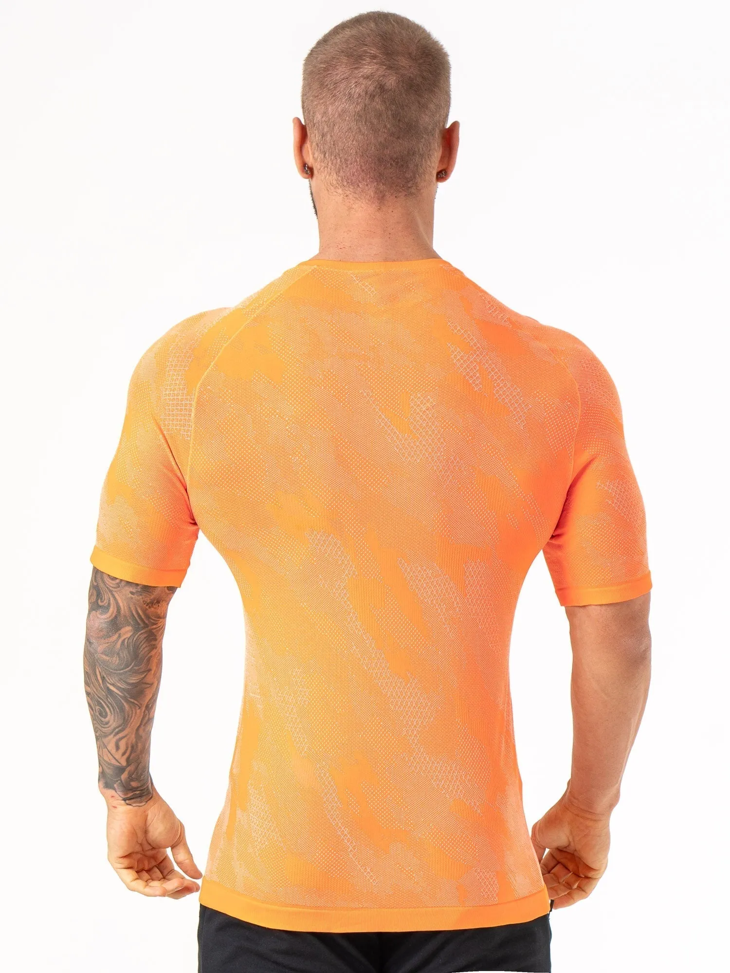 Aero Core Seamless T-Shirt - Orange Chic and Soft