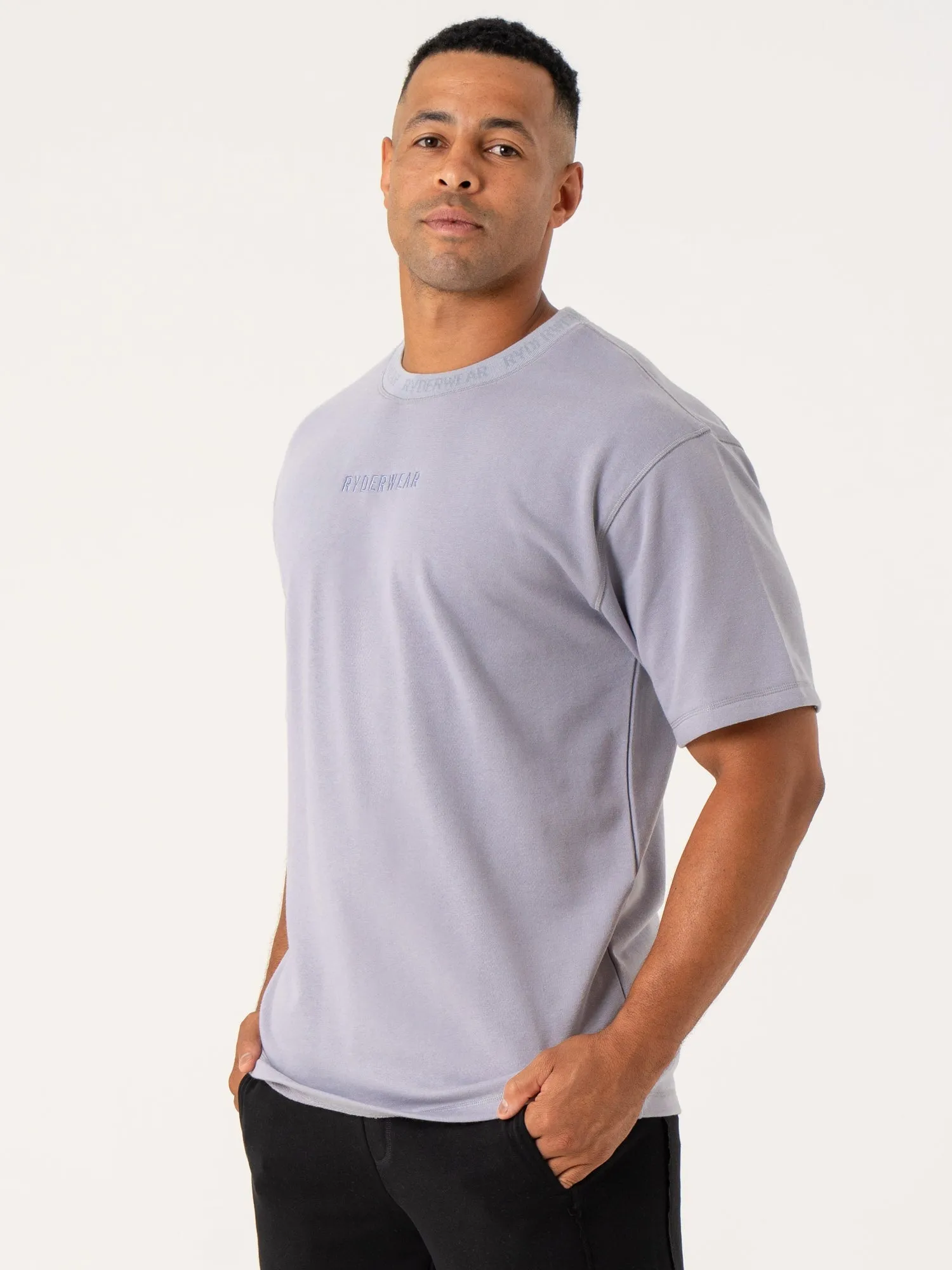Pursuit Fleece T-Shirt - Lavender Slim Waist