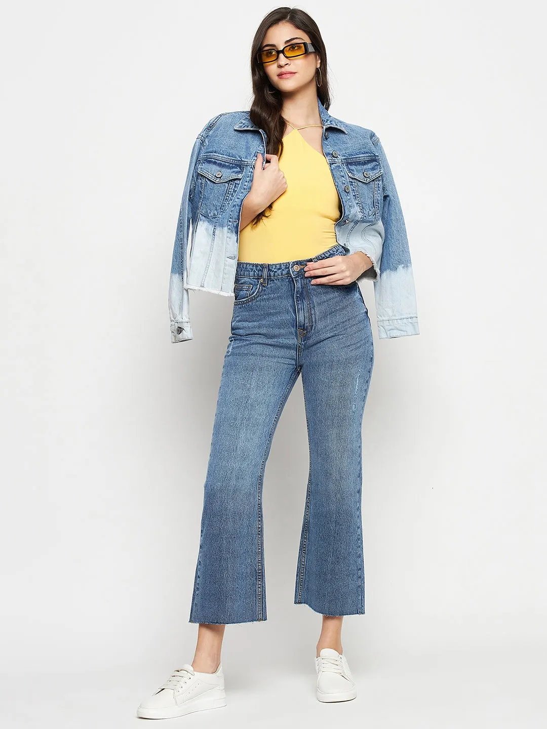 Cool And Simple Relaxed Style City Walk Trend Setter Madame Blue Denim