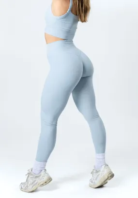 CloudRib? Original Sculptseam? Legging Pearl Blue Balanced feel