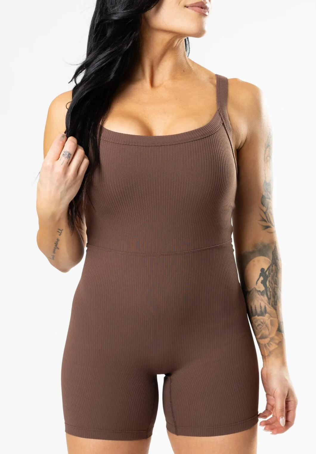 Playful Style Unique Piece CloudRib? Strappy Sculptseam? Shortsuit Coconut