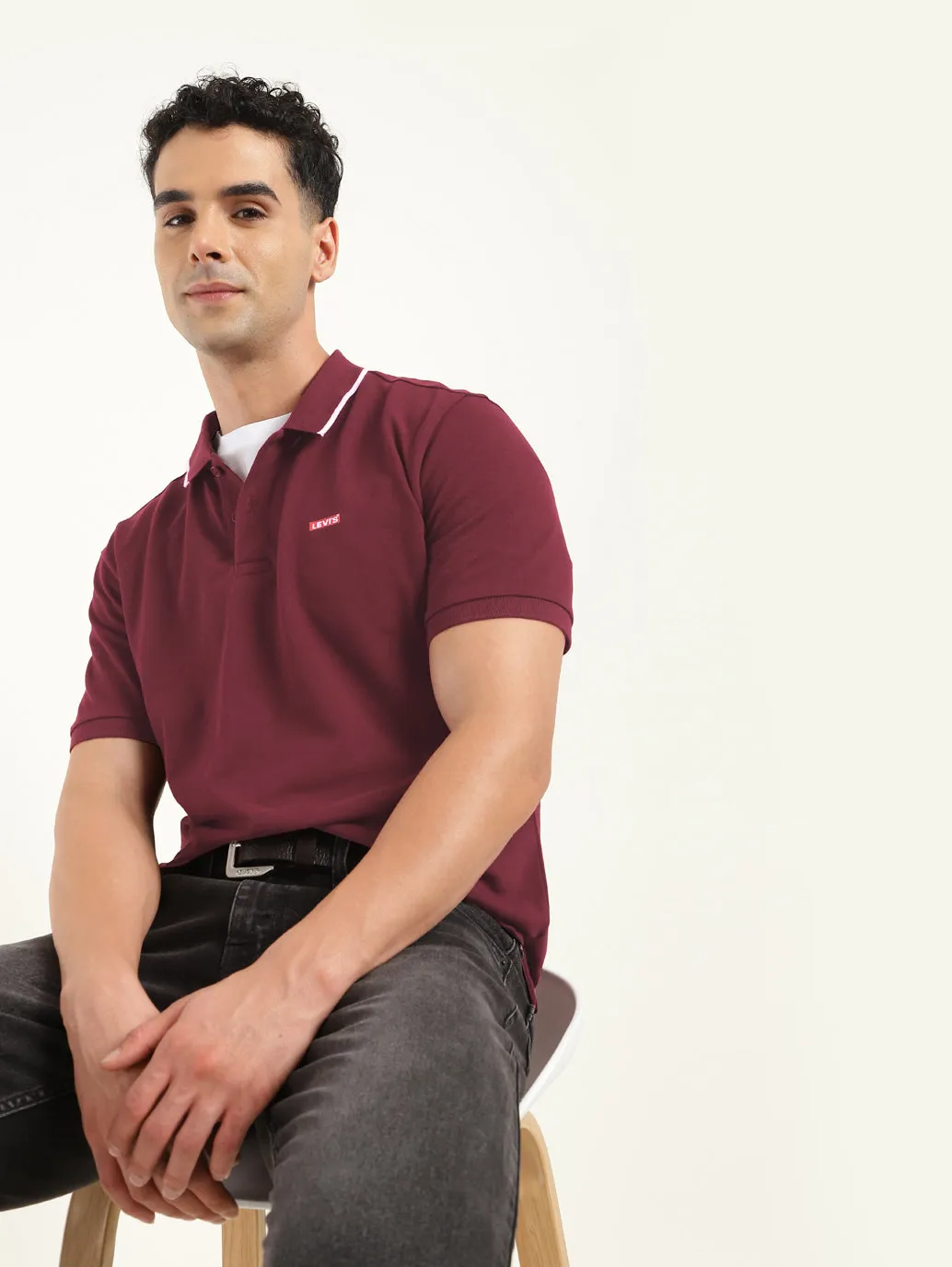 Clubhouse Ready Casual Ease Men's Solid Polo T-Shirt