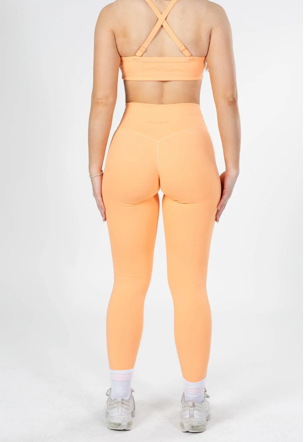 UltraLux Curve Contour Sculptseam? Legging Orangesicle Daily Routine Rib Knit Ultra Soft