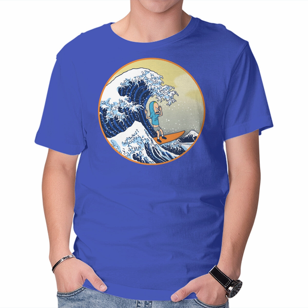 Relax Comfort Style Premium Cotton Blend The Great Cornholio Off Kanagawa