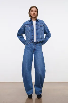 GLEN DENIM JACKET | VINTAGE WASH comfortable length