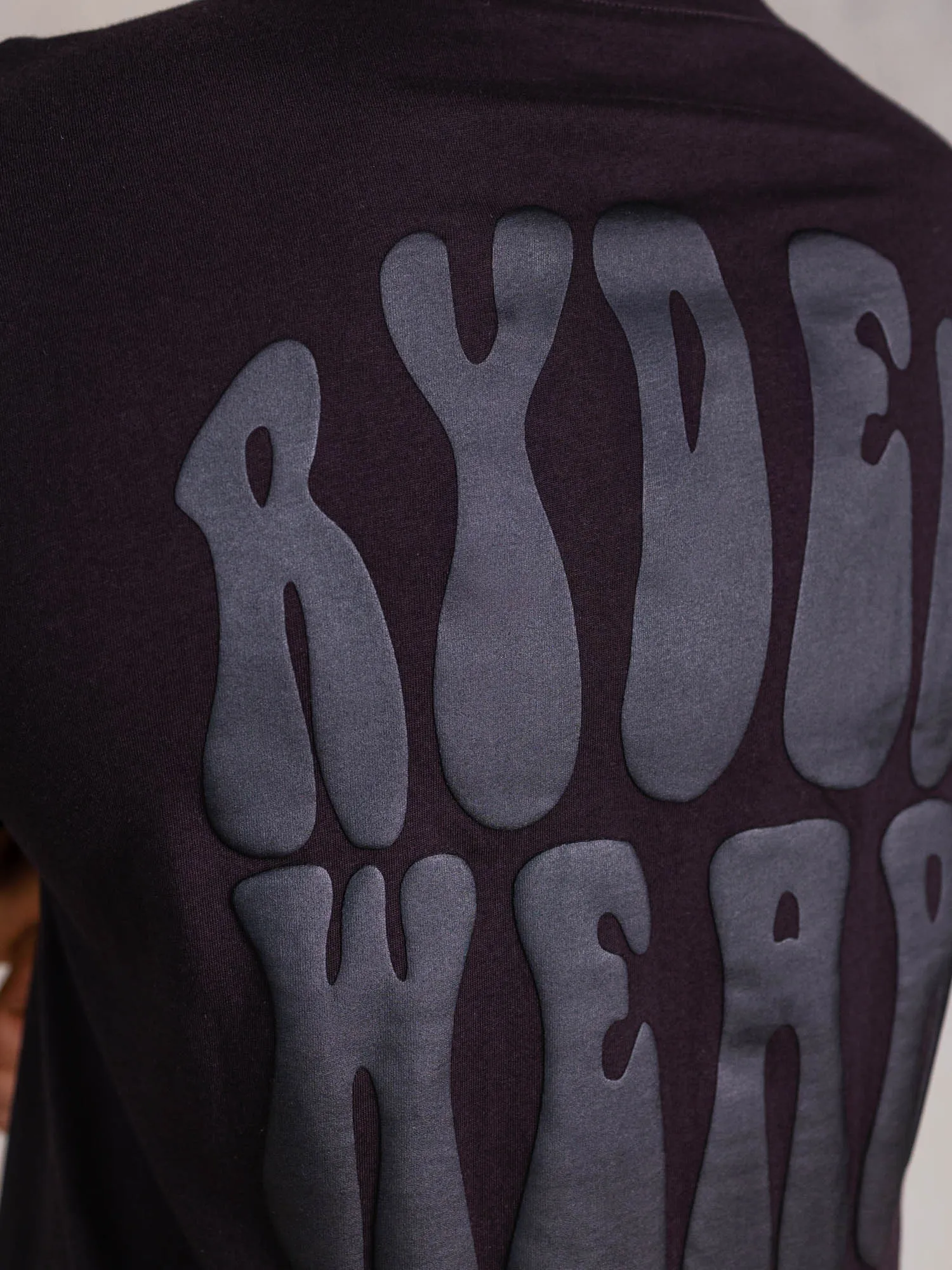 NRG Oversized T-Shirt - Faded Black Stain Resistant