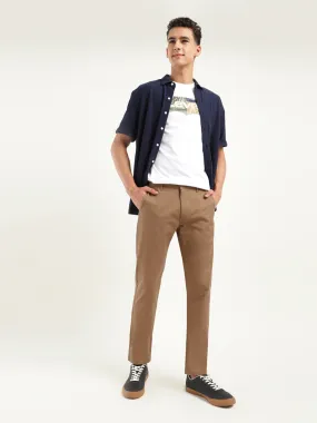 Relax Mode All Occasion Men's 511 Slim Fit Brown Chinos