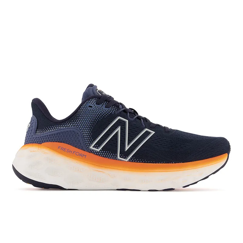 brand - name running option perfect - running Fresh Foam More v3 - Eclipse with Vibrant Orange - Men's