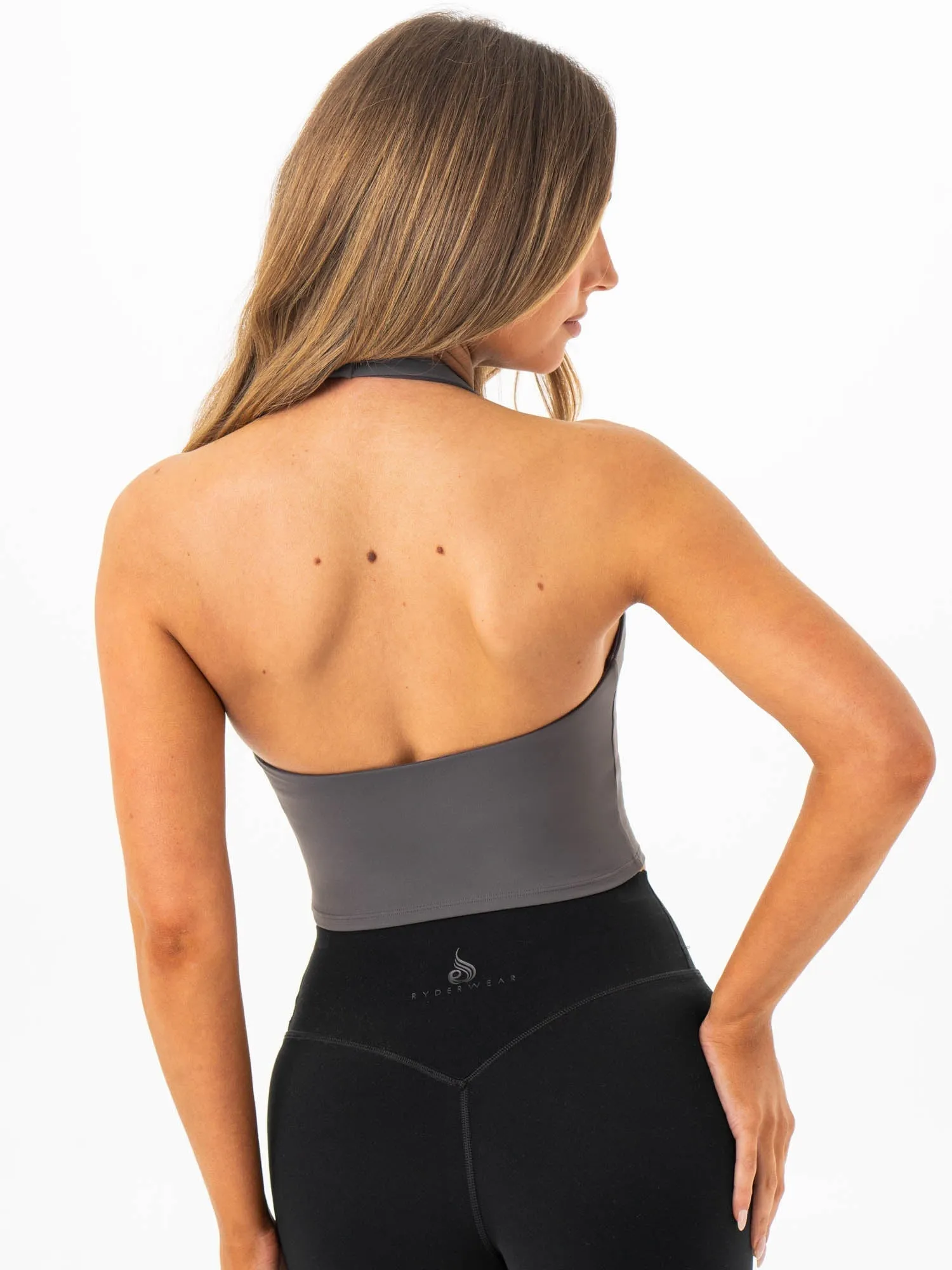 NKD Halter Shelf Tank - Charcoal Shrinkage Prevention Treatment