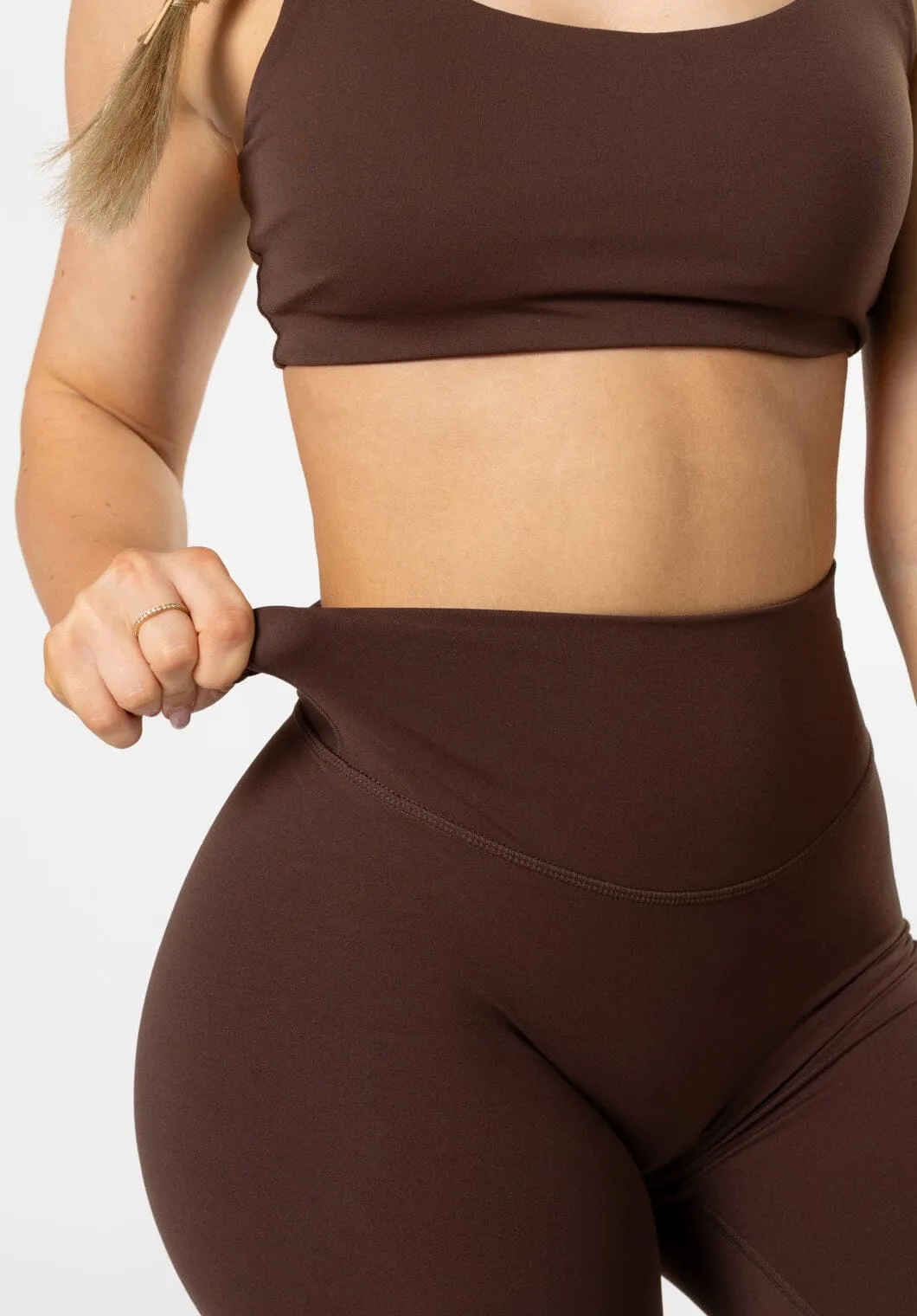RecStretch Original Sculptseam? Plus Legging Walnut Base Layer Fade Resistant Budget Friendly