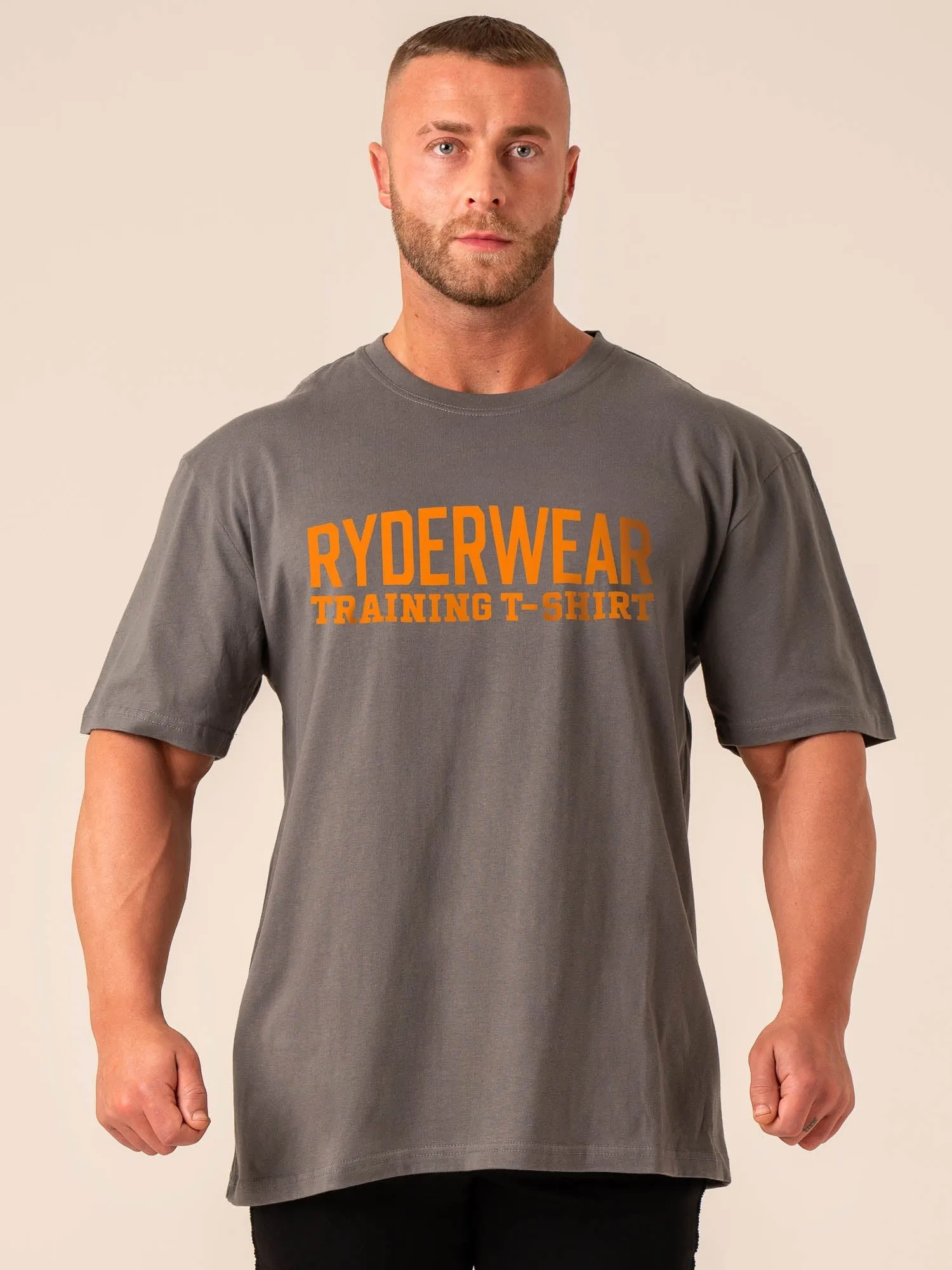 Sport Layer Fit Simple Look Ryderwear Training T-Shirt - Charcoal