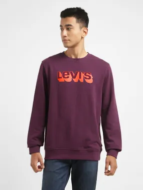 budget-friendly Men's Brand Logo Crew Neck Sweatshirt