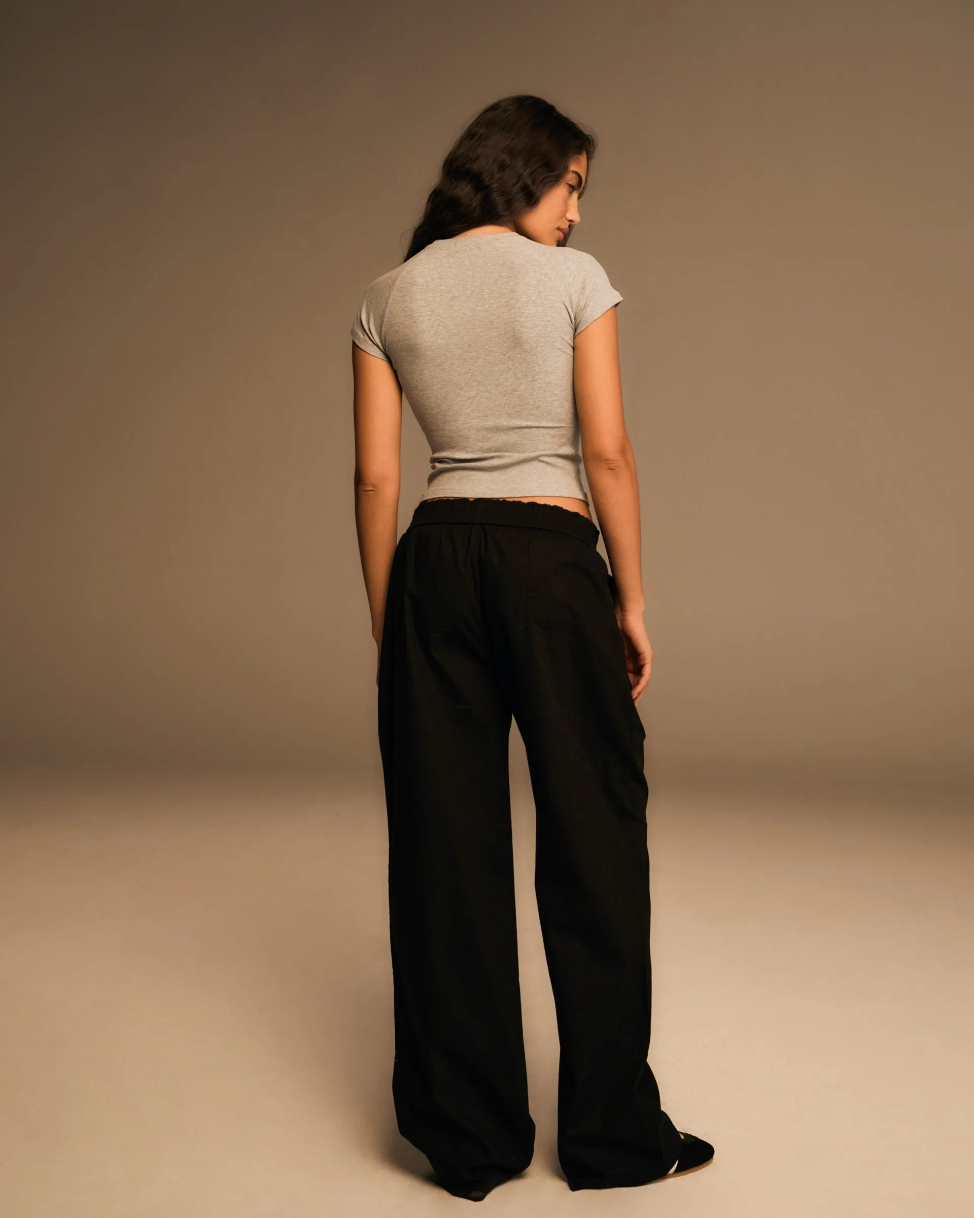 SeamlessPockets Freedom Fit Cotton Pull on Pants - Black