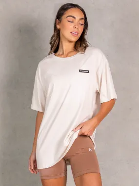 NRG Oversized T-Shirt - Oat Comfy Apparel