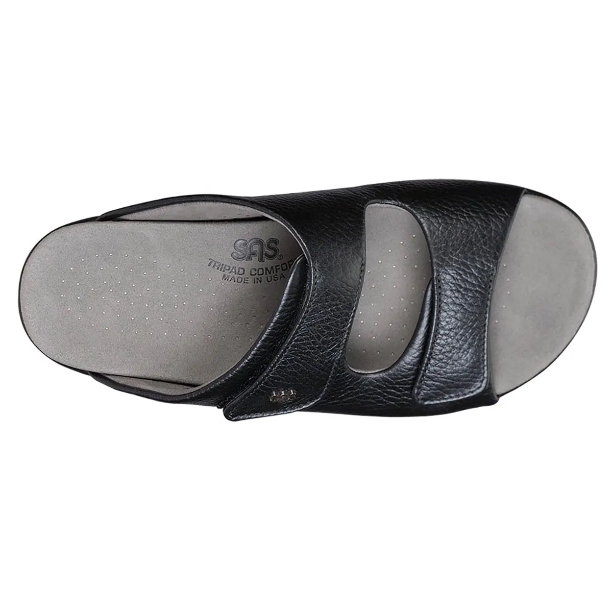 Cozy - Black Sporty Footwear for Vacation Comfortable Straps