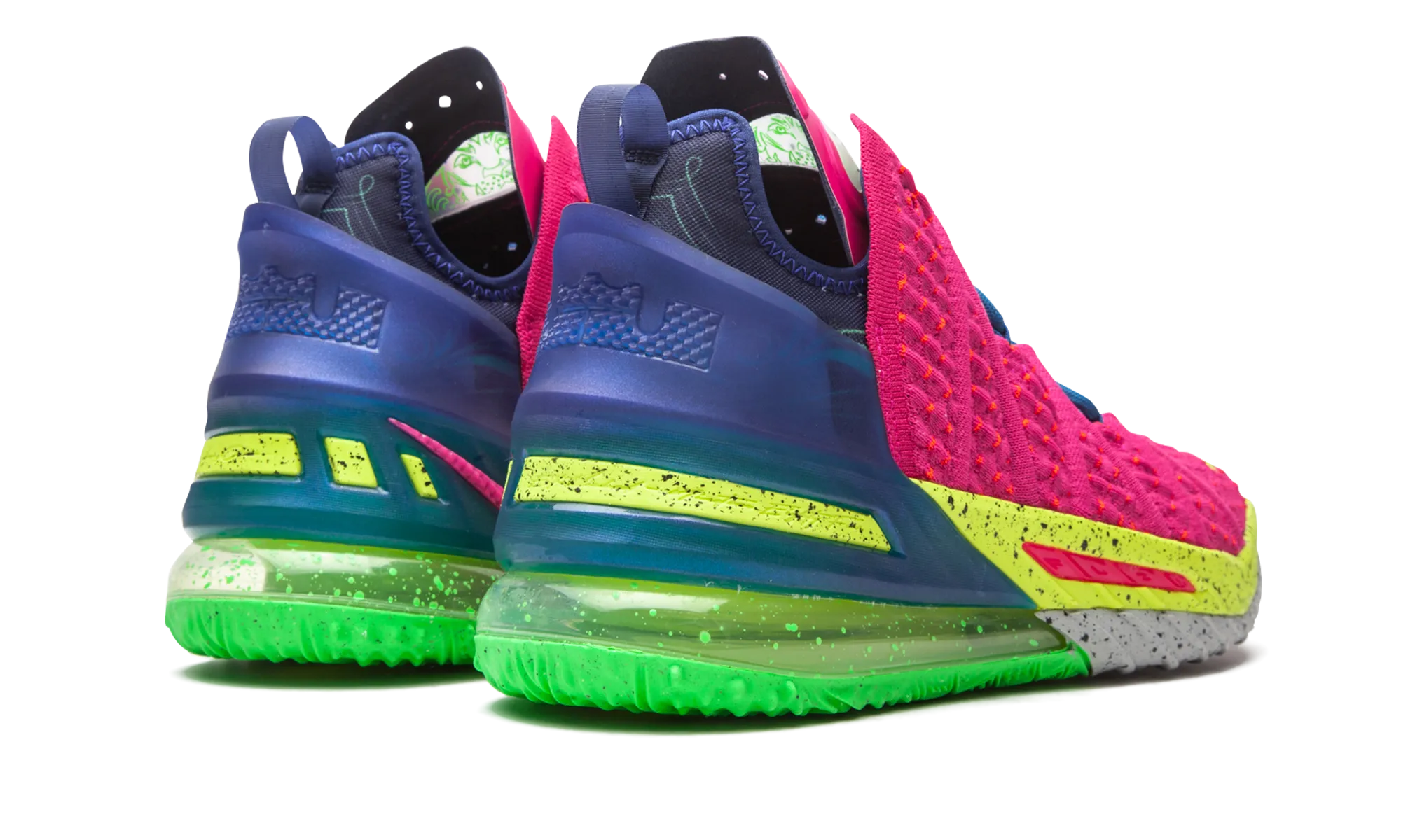 LeBron 18 "Los Angeles By Night" Quick Dunk Shoes