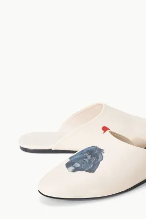 CUSTOM ABBY SLIPPER | CREAM Comfort Grip Canvas