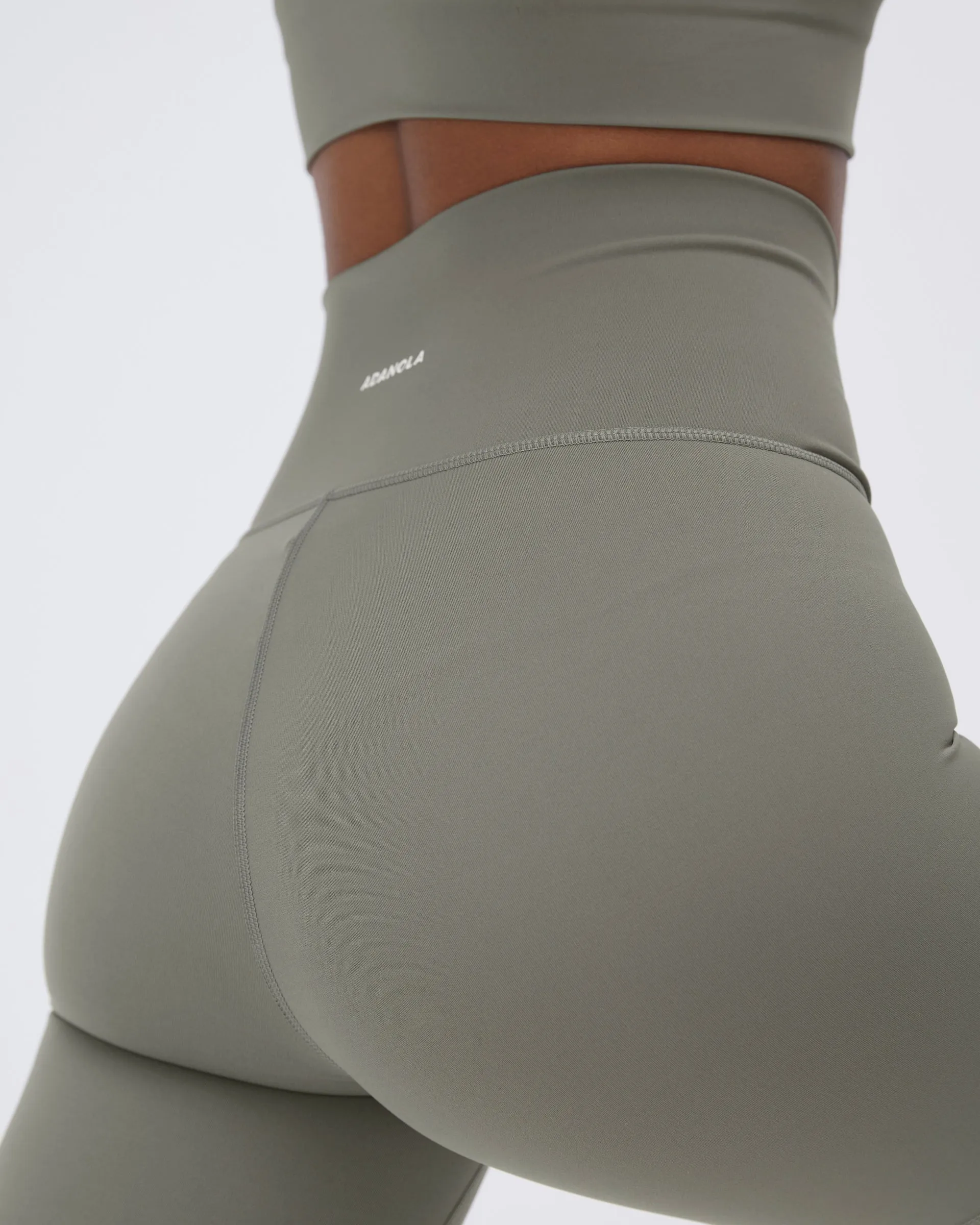 Swimwear Ultimate Wrap Over Crop Shorts - Olive Green