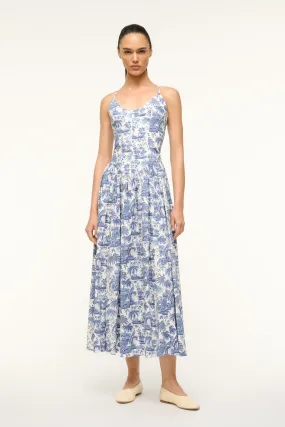 Minimalist Waistband DENA DRESS | BLUE TOILE