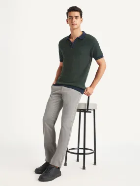 Stylish Comfort Men's Solid Slim Fit Polo T-Shirt