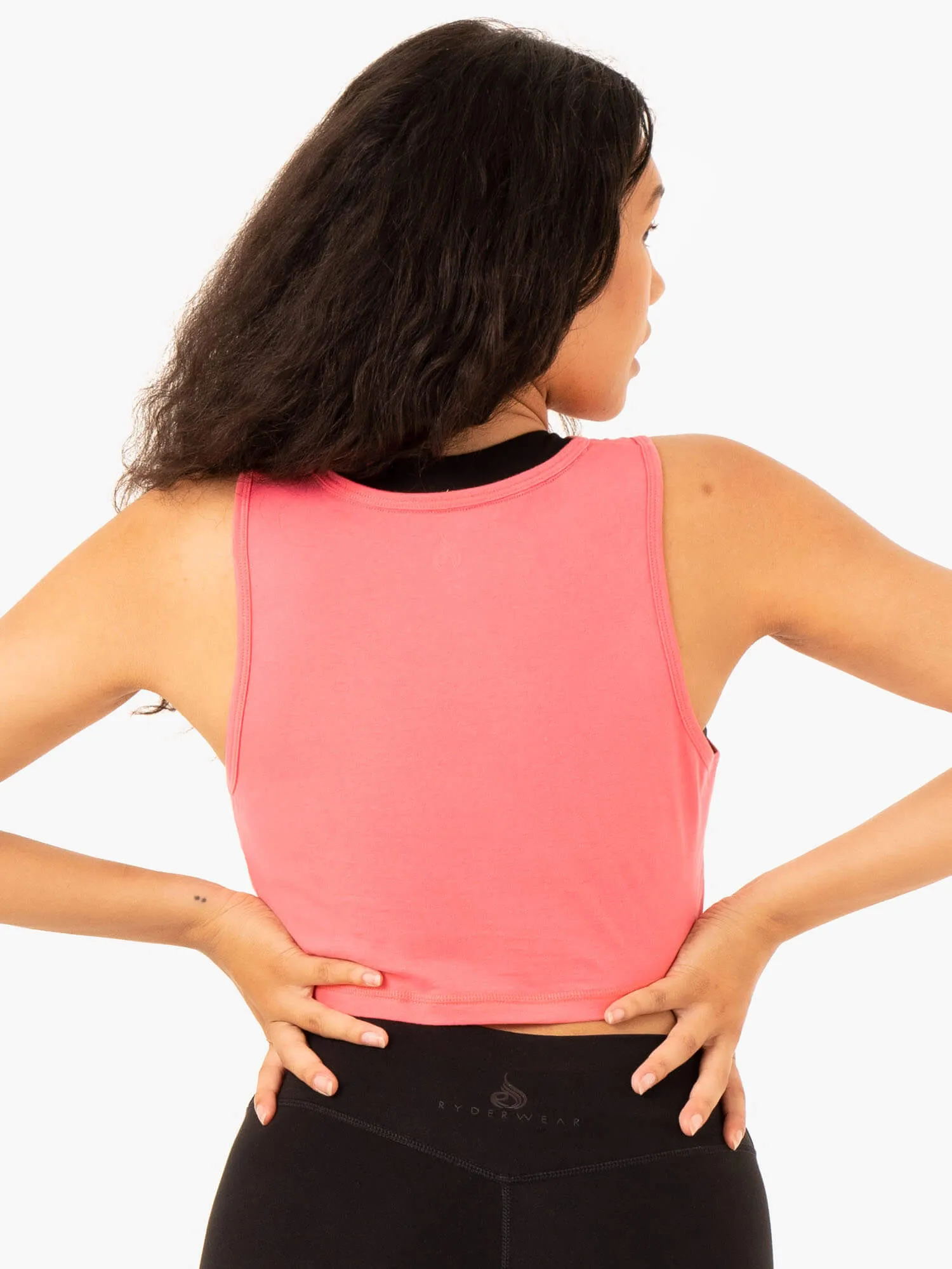 Replay Cross Over Tank - Coral Stylish Look Trendy Cardigan