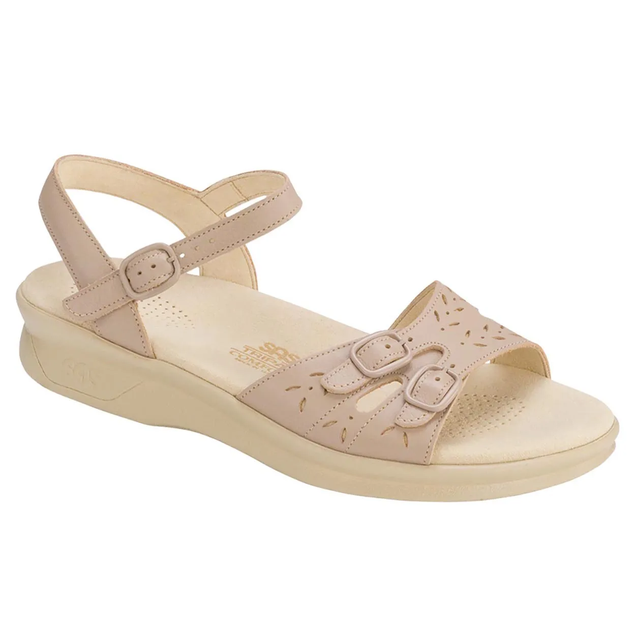 Casual Flip-flops Pressure Relief Grid Design Duo - Natural