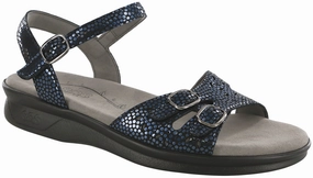 Duo - Navy Perla Casual Sandals for Every Day Multi Angle Traction Nodes