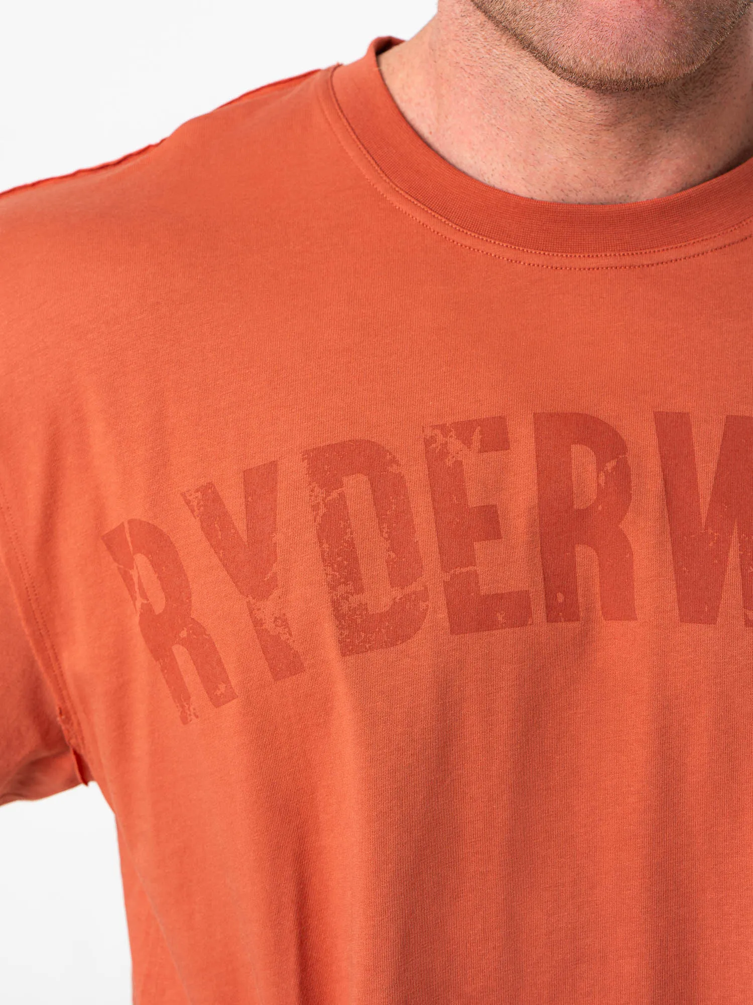 Quick Slip Force Oversized T-Shirt - Terracotta