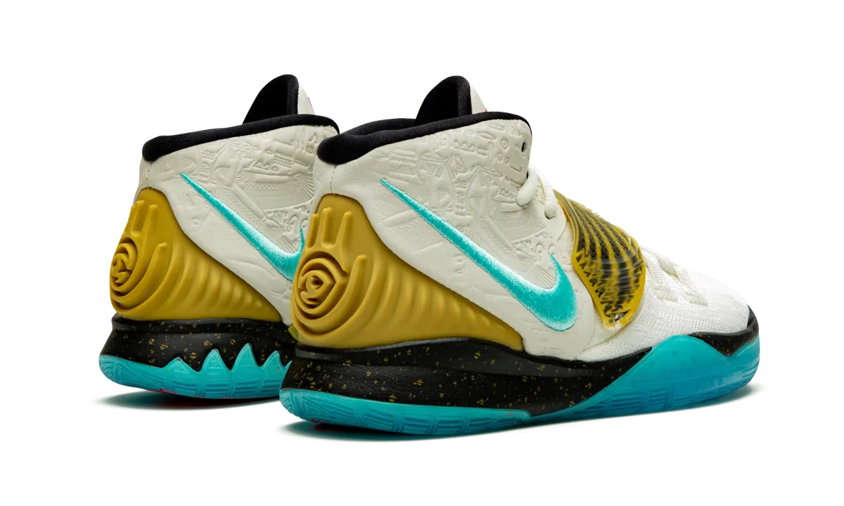 Kyrie 6 (GS) "Concepts - Golden Mummy" Comfortable ankle support Ergonomic Lacing System