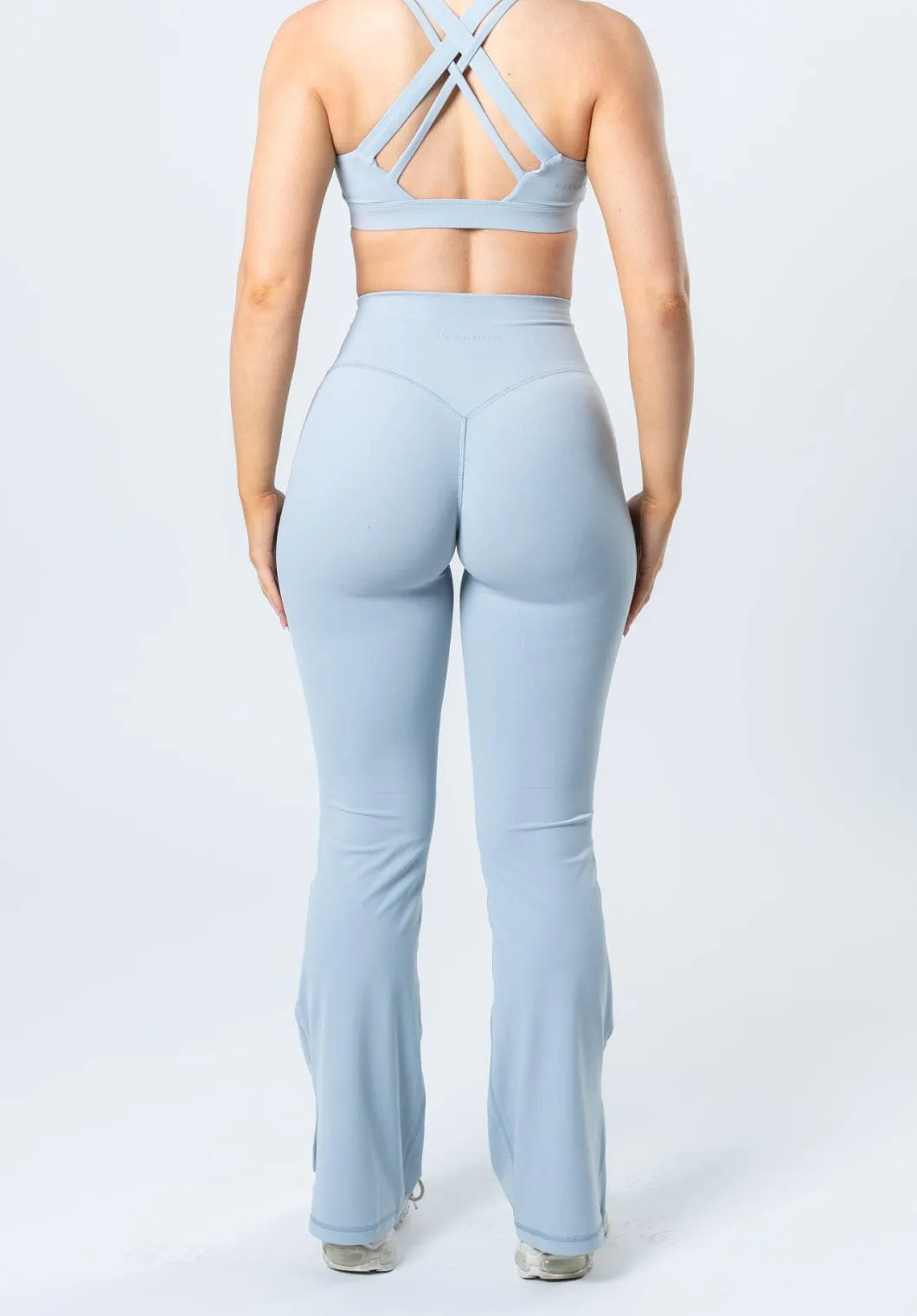 RecStretch Original Sculptseam? Plus Flare Legging 31" Pearl Blue Thermal Warm Travel Enthusiast Daily Basic
