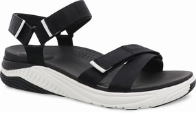Racquel - Black Easy To Wear Shoes Comfy Strap