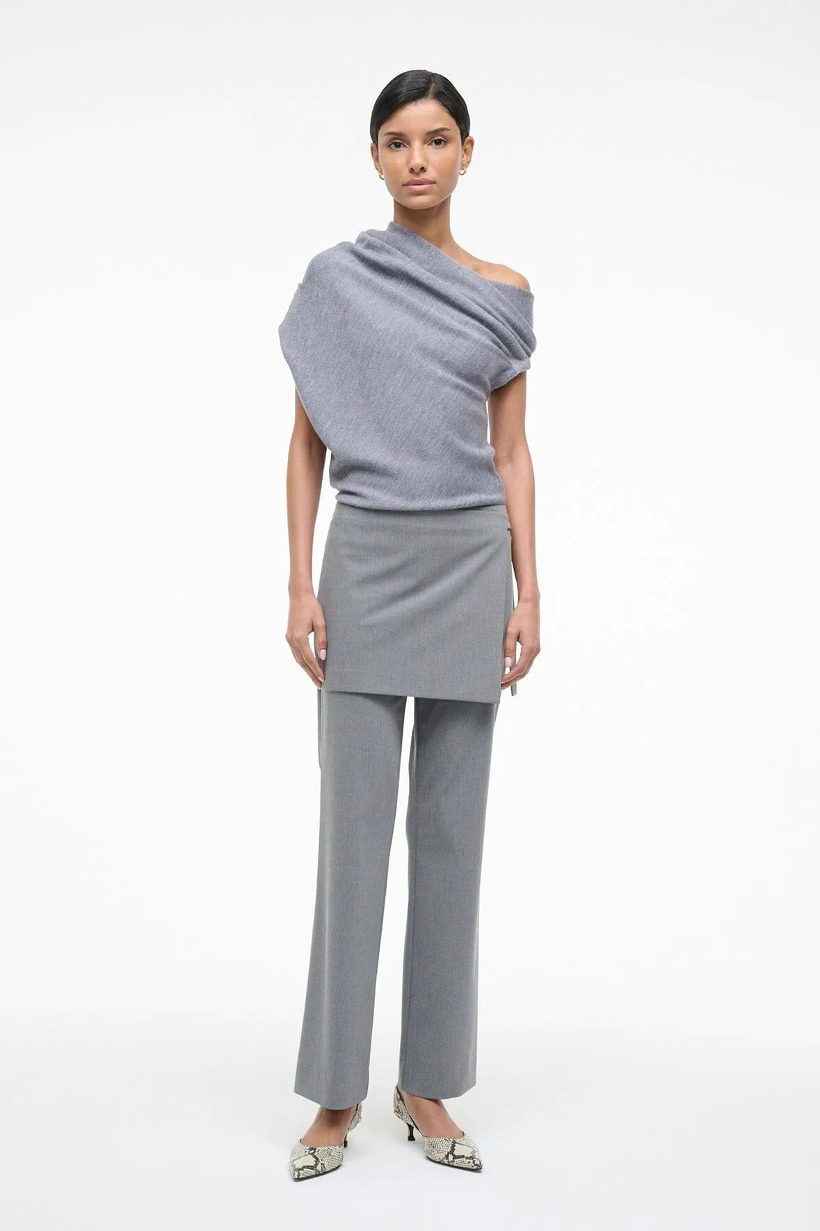 MABEL SWEATER | HEATHER GREY Sleek Layers