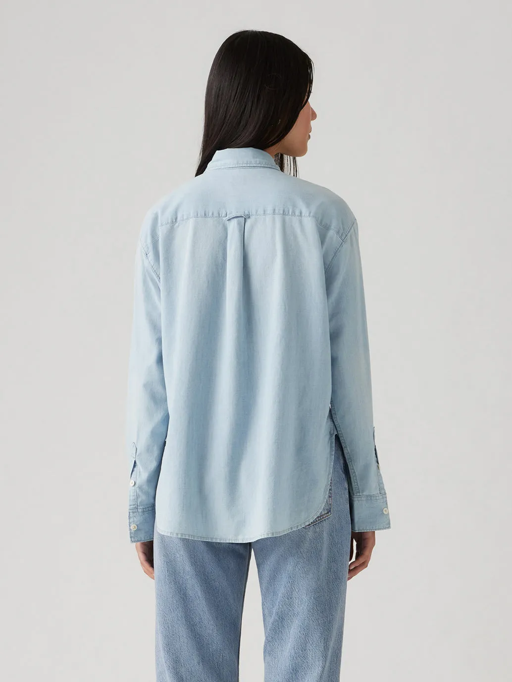 Women's Solid Relaxed Fit Shirt Hypoallergenic Lining