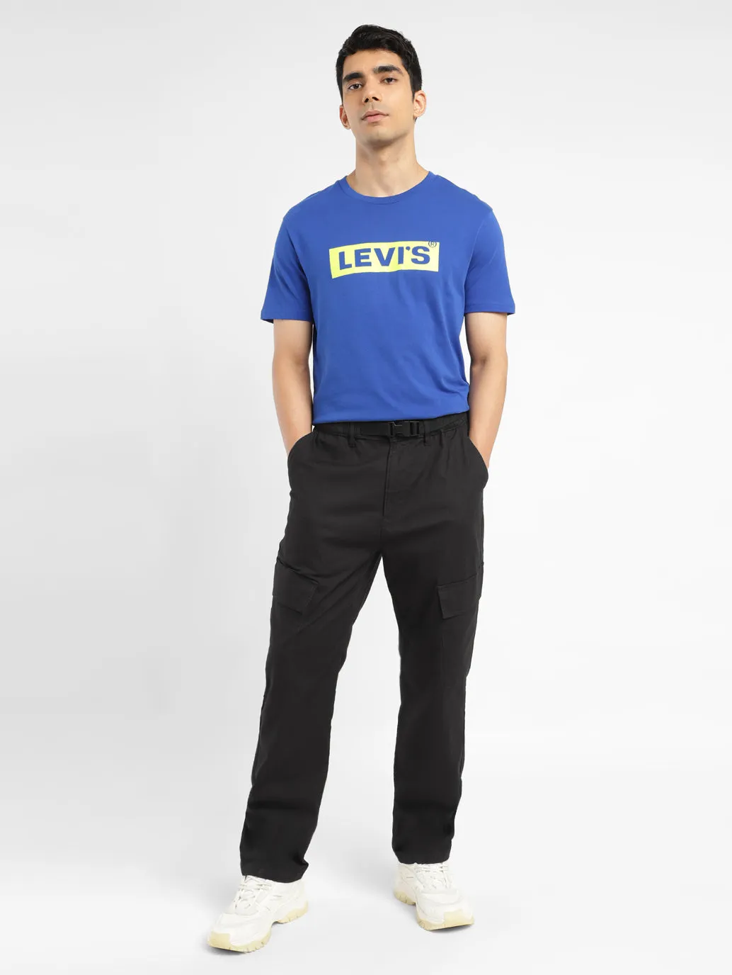 Comfy Movement Sporty Layer Men's Slim Fit Cargo