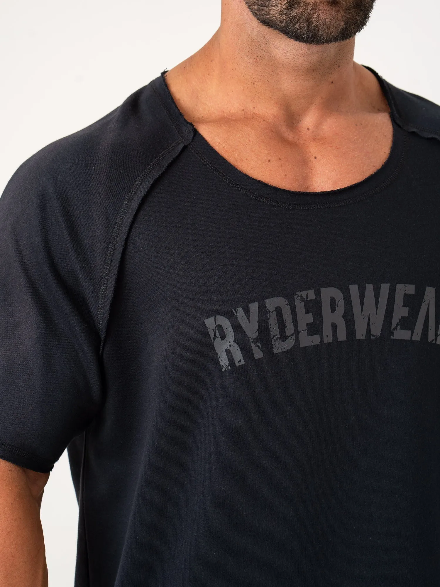 Weekend Outfit Reinforced Hems Force Rag Top - Black