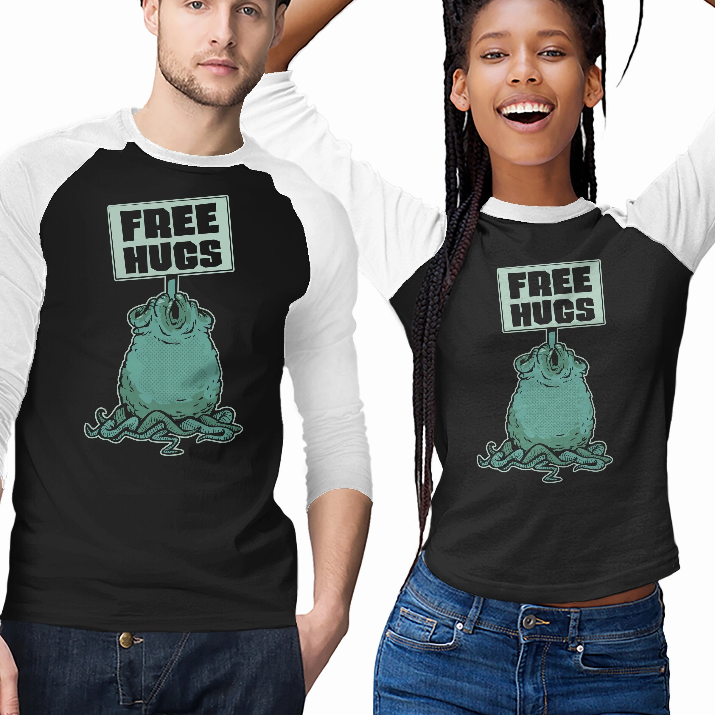 Relaxed Fit Design Free Hugs