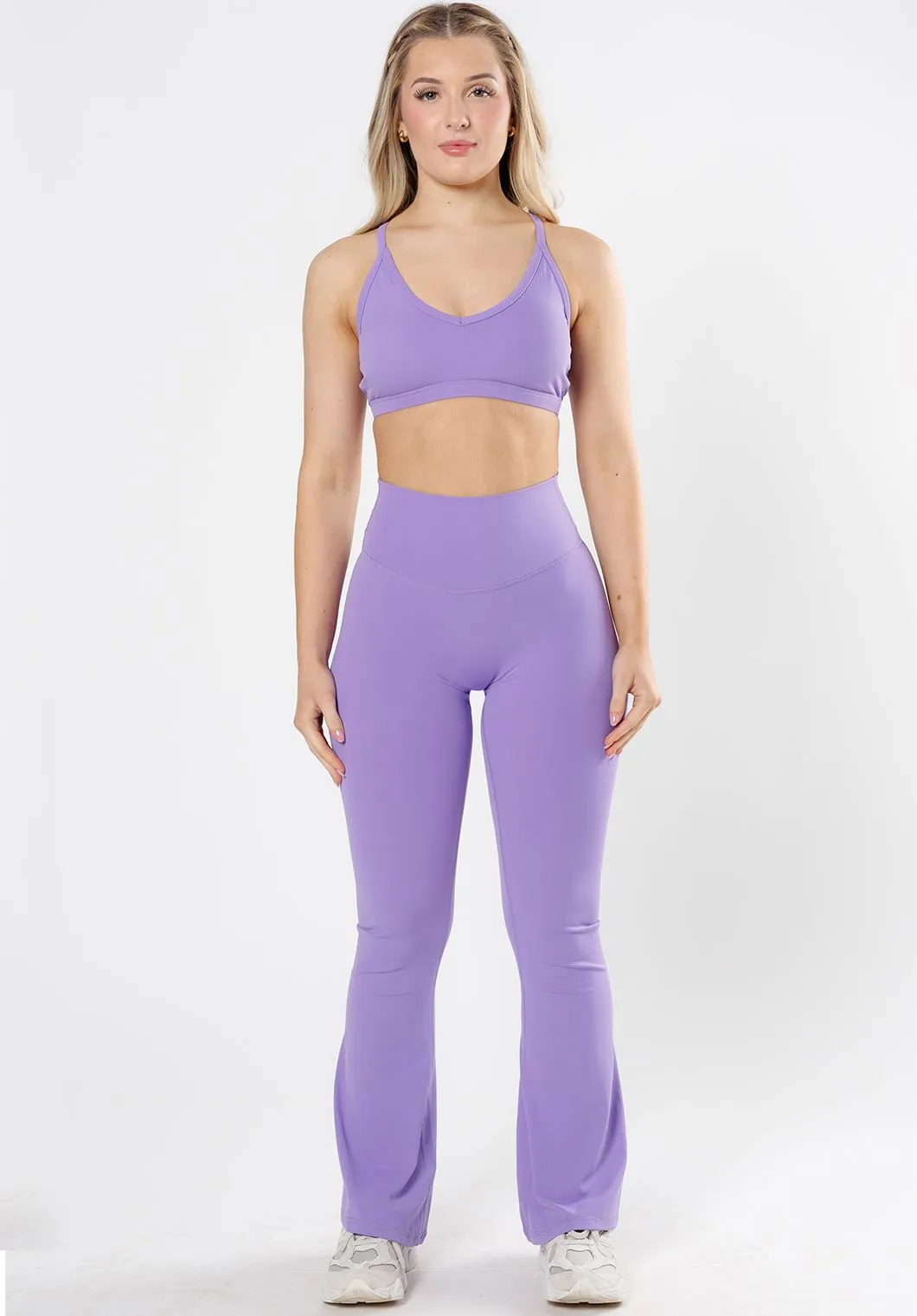 Dance Studio Mesh Panel Wear Anywhere RecStretch? Original Sculptseam? Plus Essential Flare Legging 31" Aura