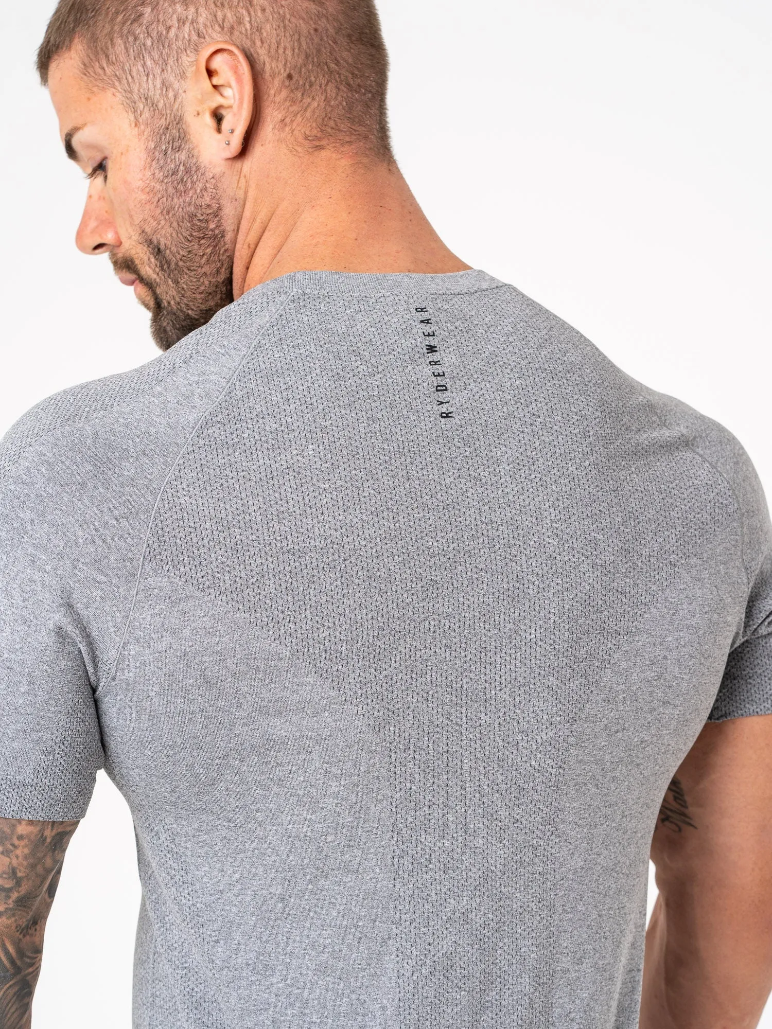 Element Seamless T-Shirt - Charcoal Marl Clean Cut
