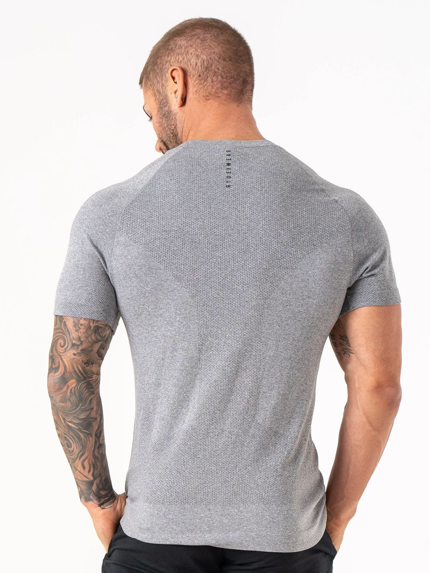 Element Seamless T-Shirt - Charcoal Marl StretchFabric